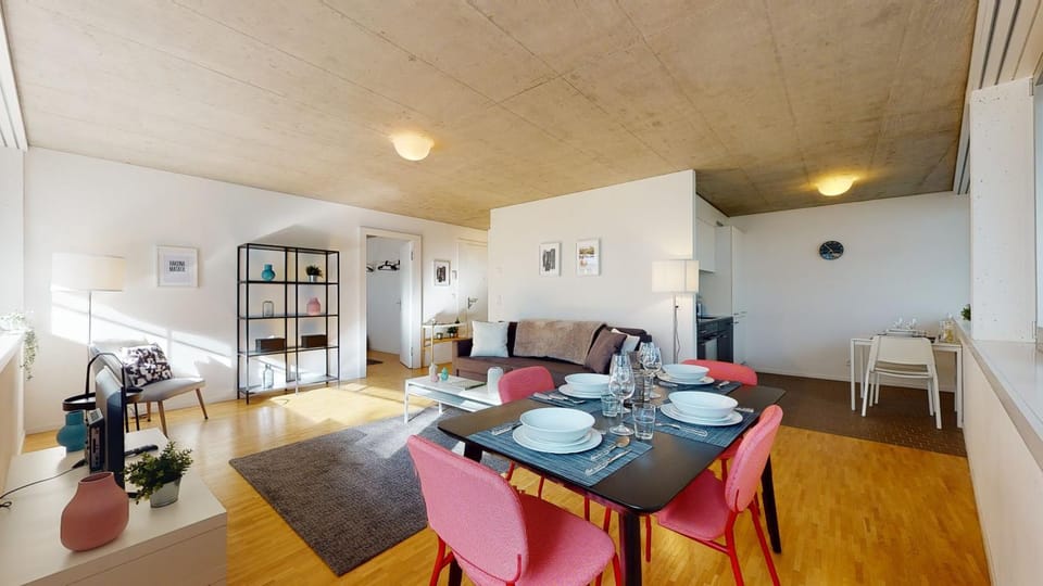 Bright and luminous 1 bedroom flat in downtown Apartment in Sion