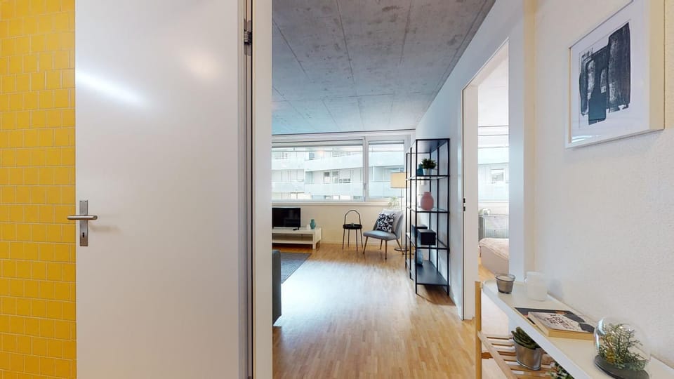 Bright and luminous 1 bedroom flat in downtown Apartment in Sion