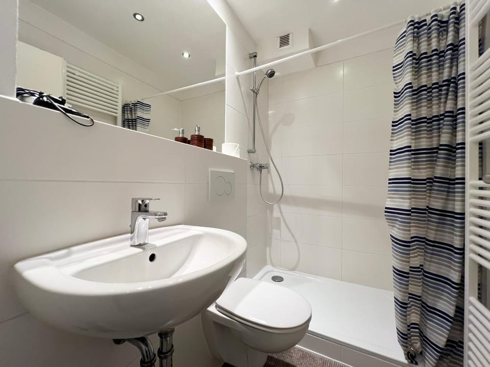 Shower, Toilet, Bathroom, hair dryier, dryer