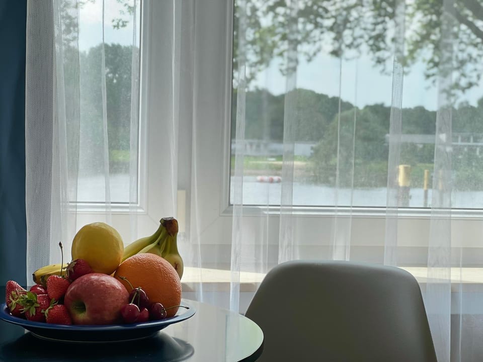 Food close-up, View (from property/room), River view