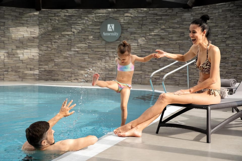 People, Swimming pool, group of guests