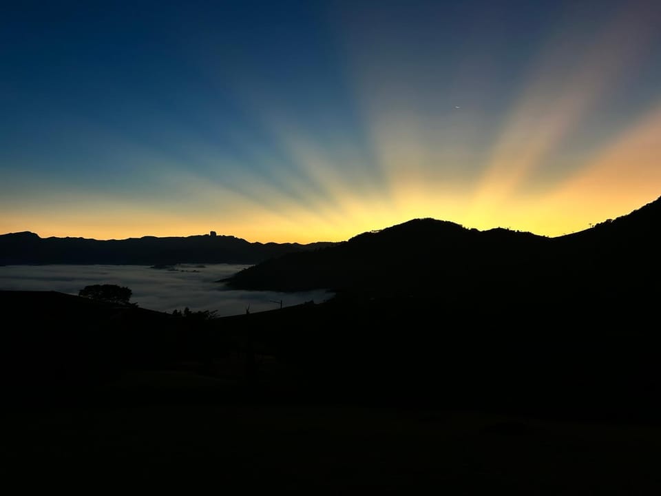 Nearby landmark, Natural landscape, Mountain view, Sunrise