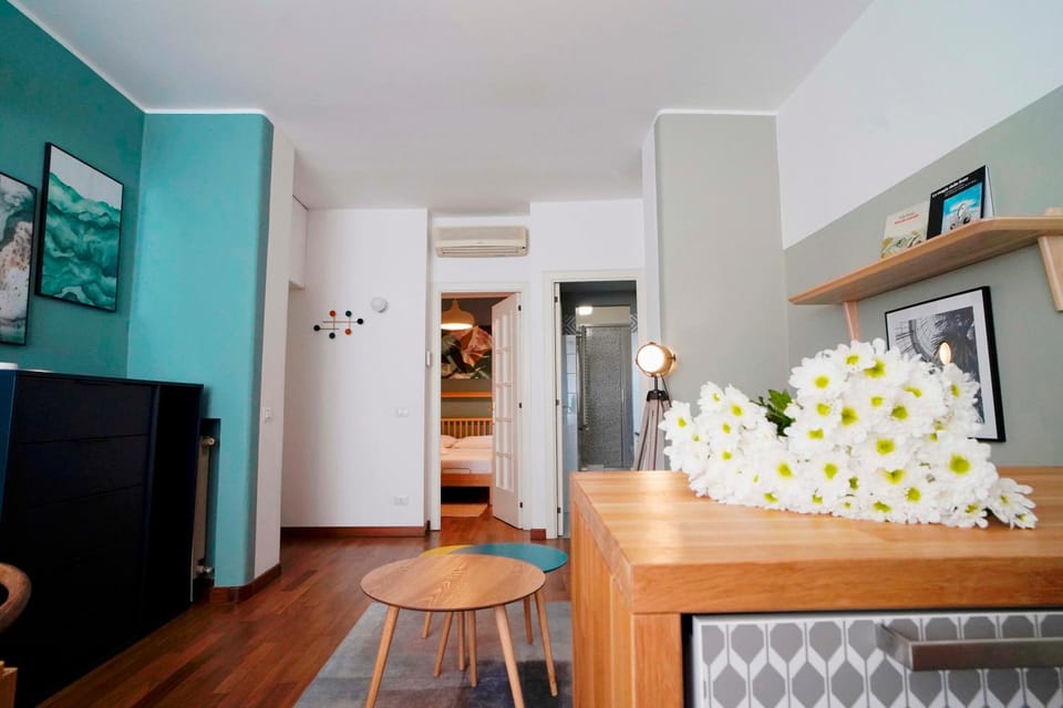 Living room, air conditioner