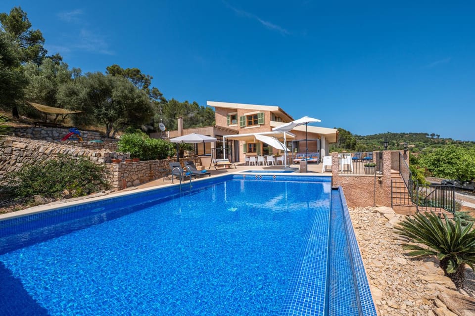 Property building, Living room, Swimming pool