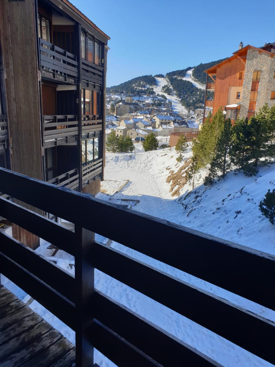 Winter, View (from property/room), Balcony/Terrace, Mountain view