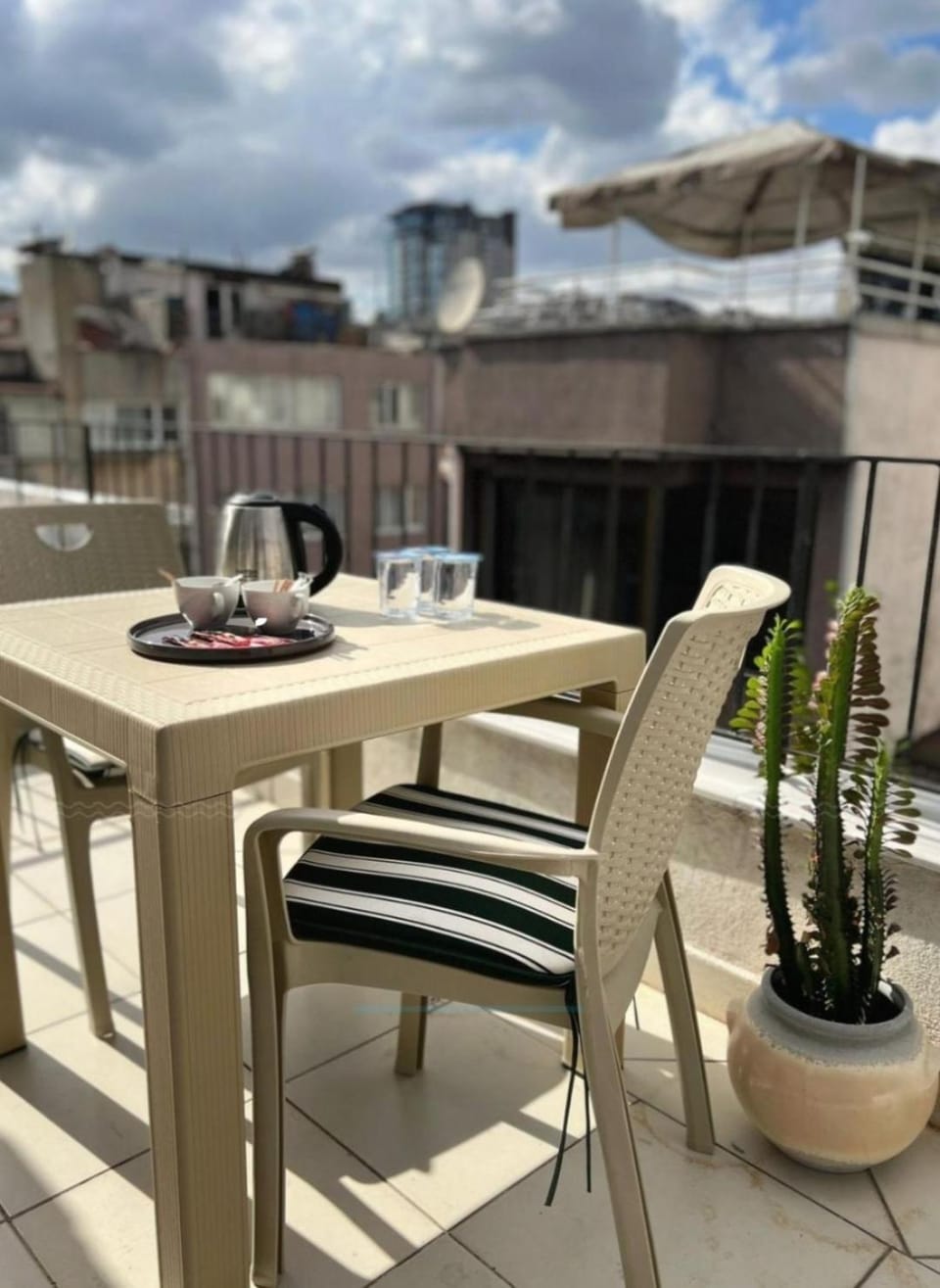 Property building, Patio, Day, View (from property/room), Balcony/Terrace