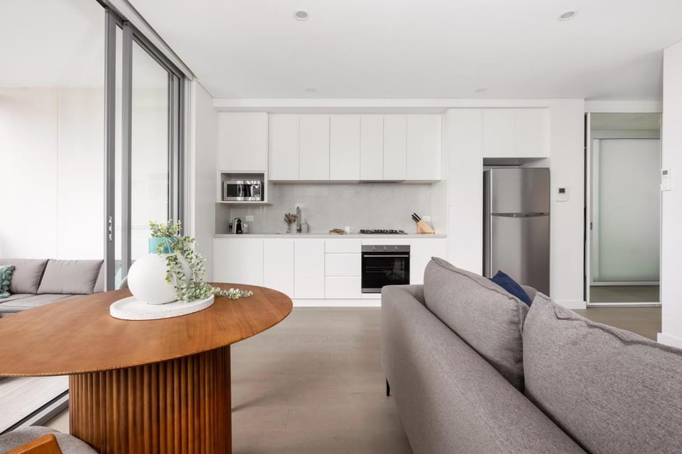 Kitchen or kitchenette, Living room