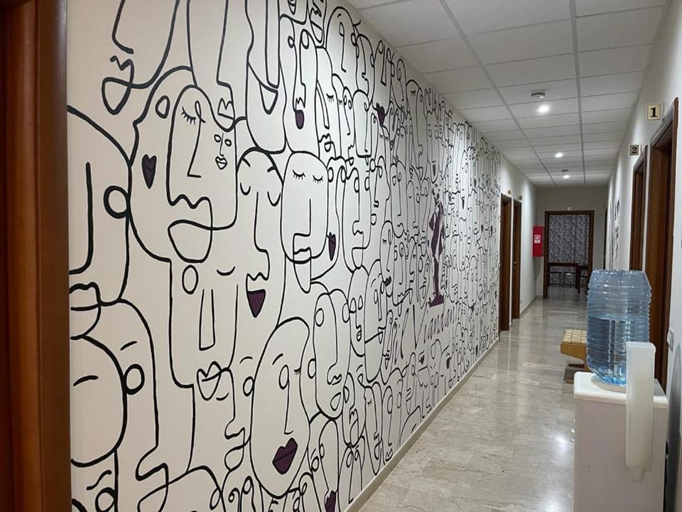 Patio, Lobby or reception