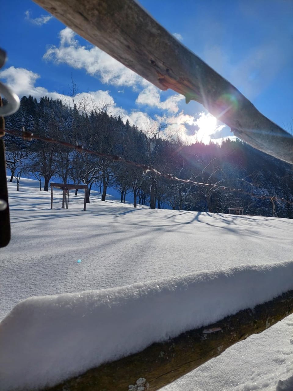 Natural landscape, Winter, Mountain view