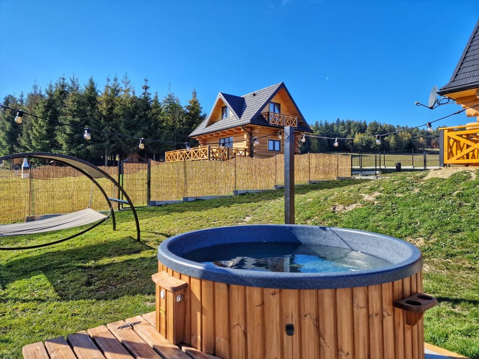 NOVAK CHALET domki z balią Krynica Zdrój Campground/ 
RV Resort in Lesser Poland Voivodeship