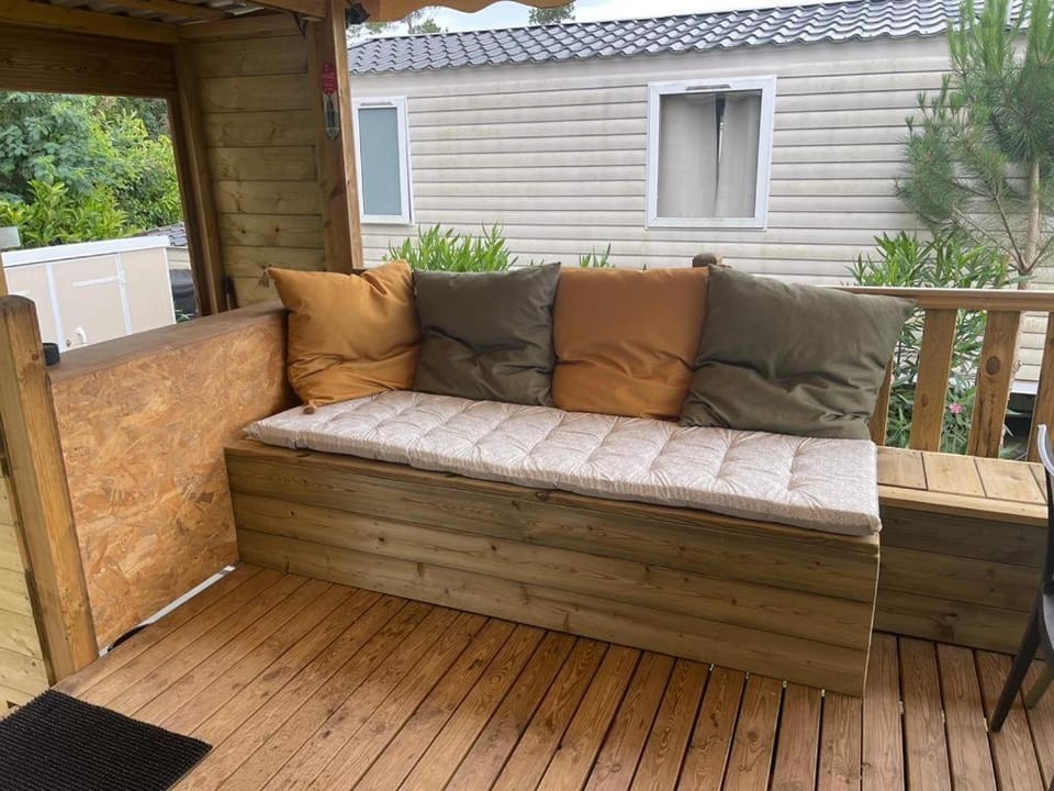 Mobil home paisible au Cap-Ferret - Camping les viviers "au bord du bassin" Campground/ 
RV Resort in Lege-Cap-Ferret