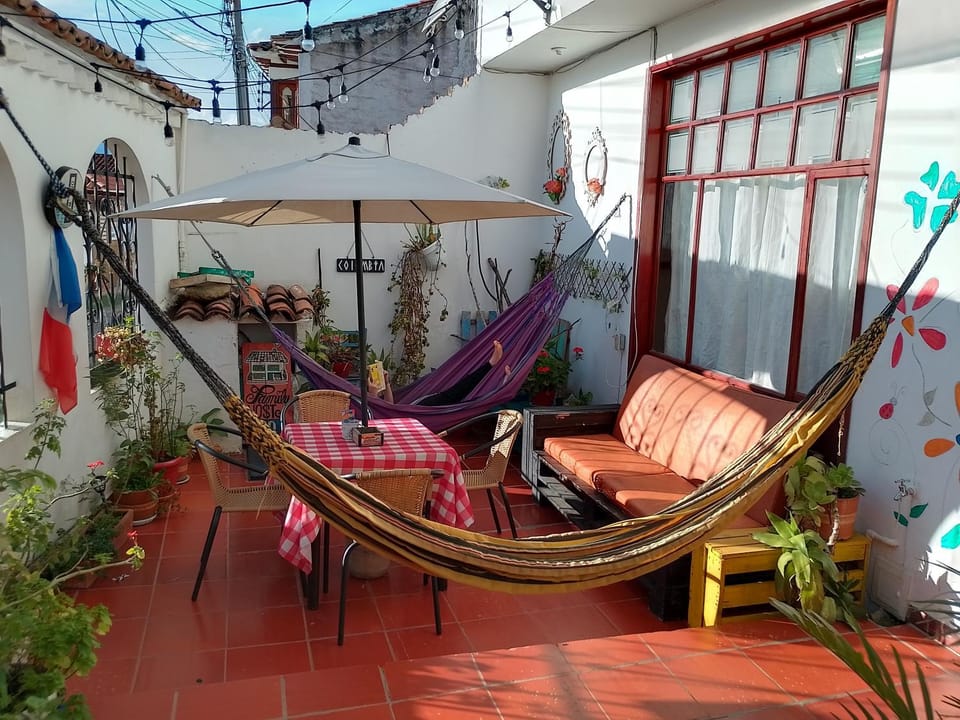 Patio, Balcony/Terrace, Inner courtyard view