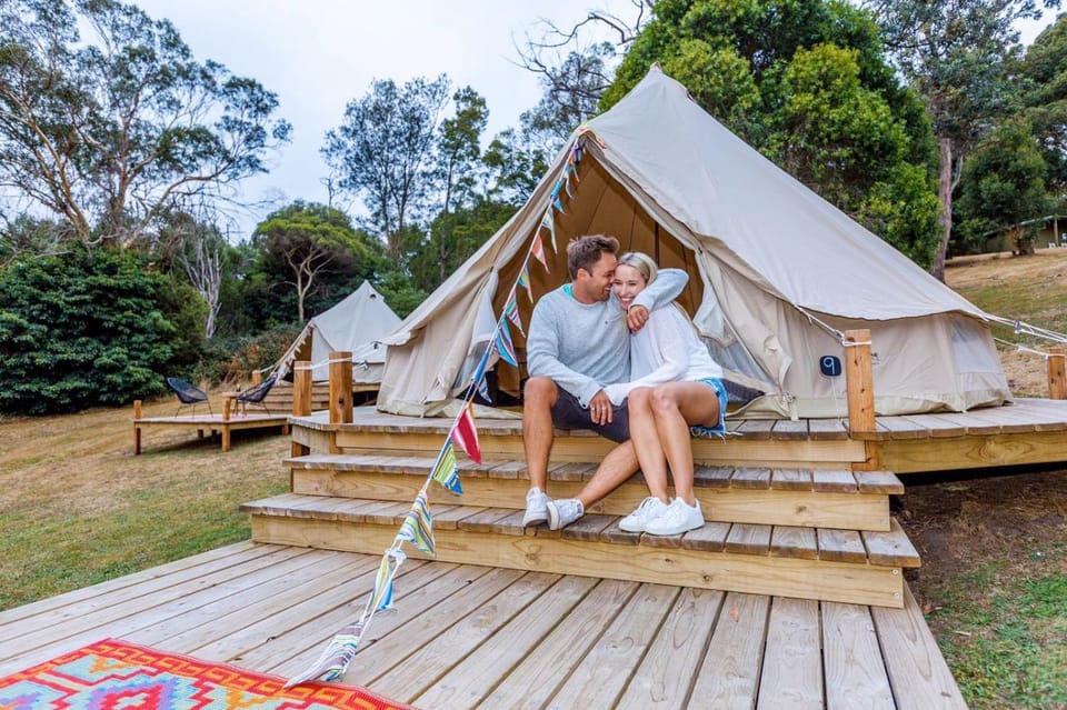 Iluka Retreat Glamping Village & Group Lodge Accommodation Luxury tent in Shoreham