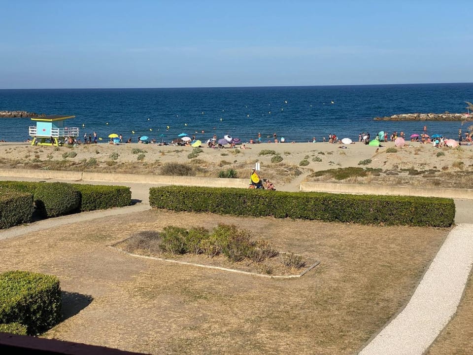 Appart cosy 4 pers, 1 ch, plage, parking privé - FR-1-81-526 Apartment in Le Barcarès
