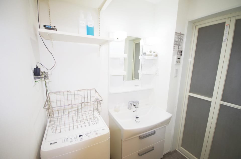 Bathroom, washing machine