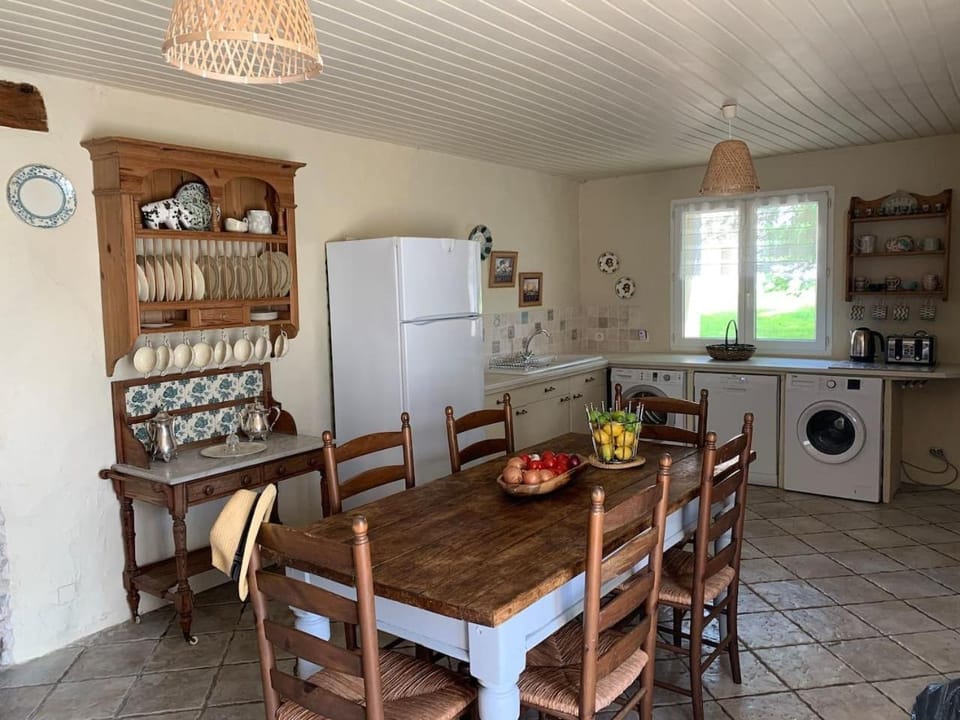 Kitchen or kitchenette, Dining area