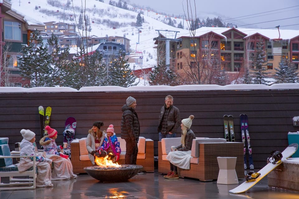 People, Winter, Skiing