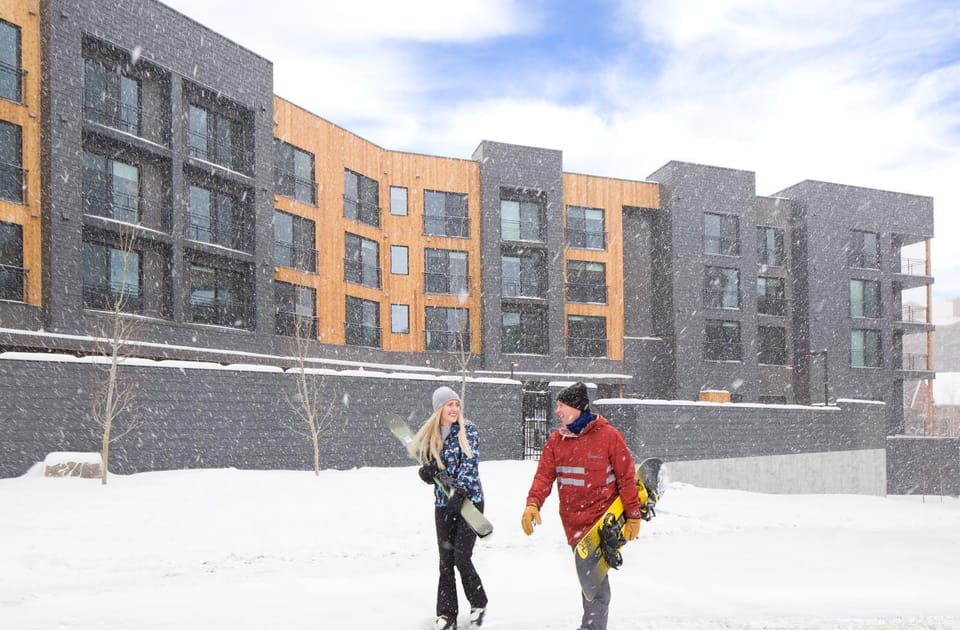 Property building, Winter