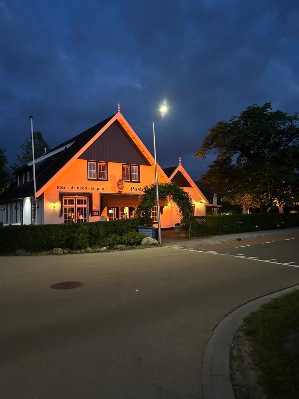 Property building, Night, Neighbourhood