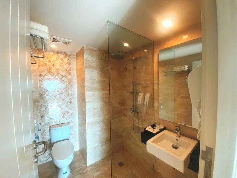Shower, Toilet, Bathroom, towels
