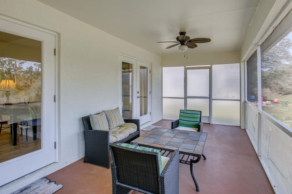 Shop, Swim & Sunbathe: North Port Gem w/ Lanai! House in North Port