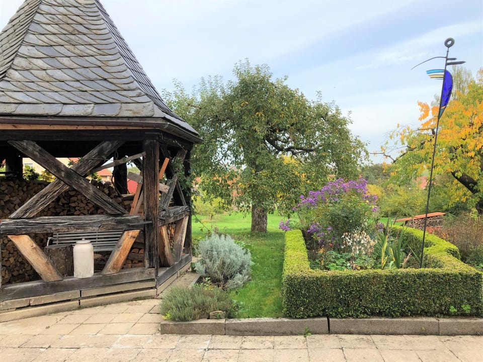 Day, Garden, Autumn, On site
