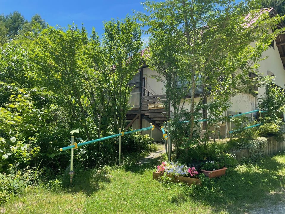 Property building, Spring, Garden