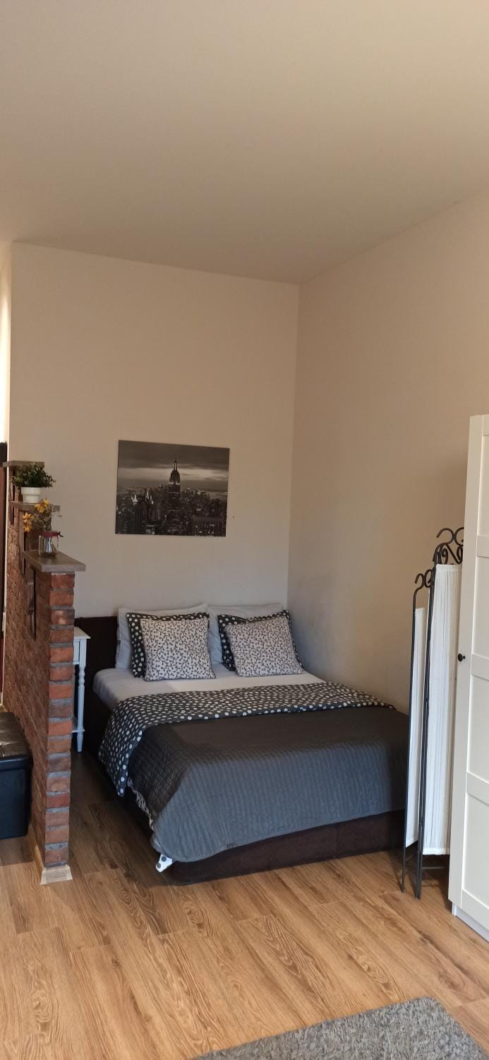 Studio flat in a historical XIX c. building. Apartment in Lithuania