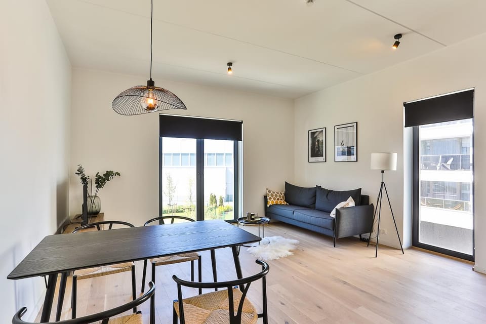 Living room, Seating area, Dining area