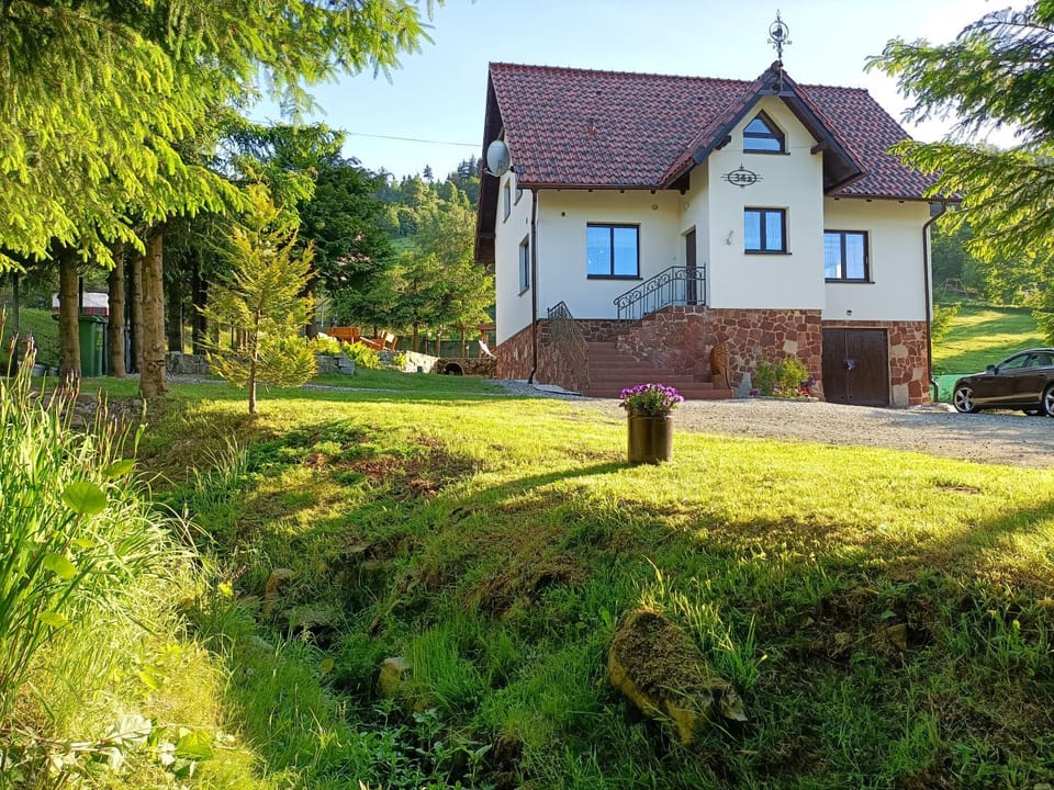 Property building, Summer, Garden view