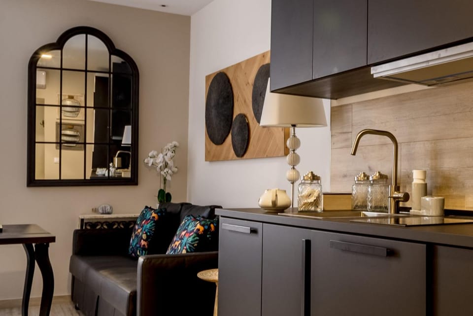 Kitchen or kitchenette, Living room, Photo of the whole room