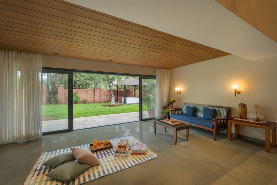 Patio, Seating area, Garden view