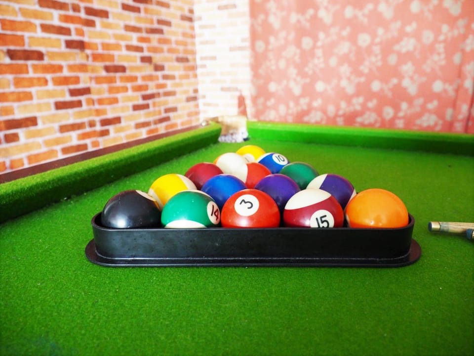Billiard, Area and facilities, Area and facilities