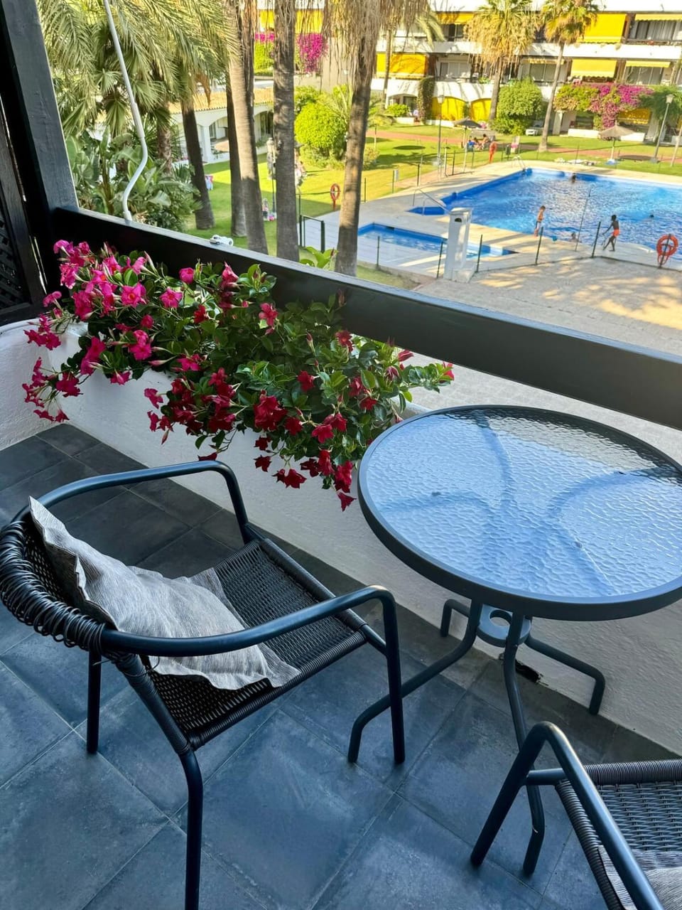 Balcony/Terrace, Garden view, Pool view