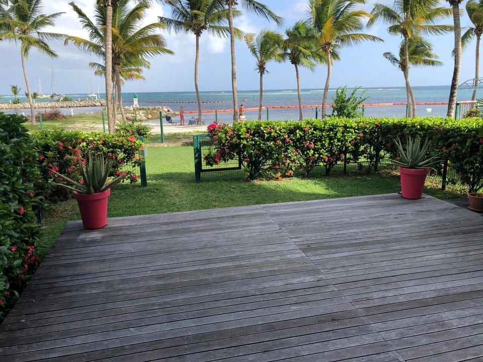 Garden, Sea view
