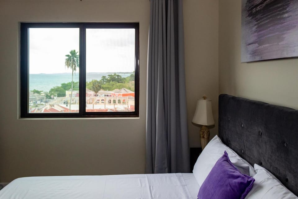 Bed, Bedroom, Mountain view, Sea view