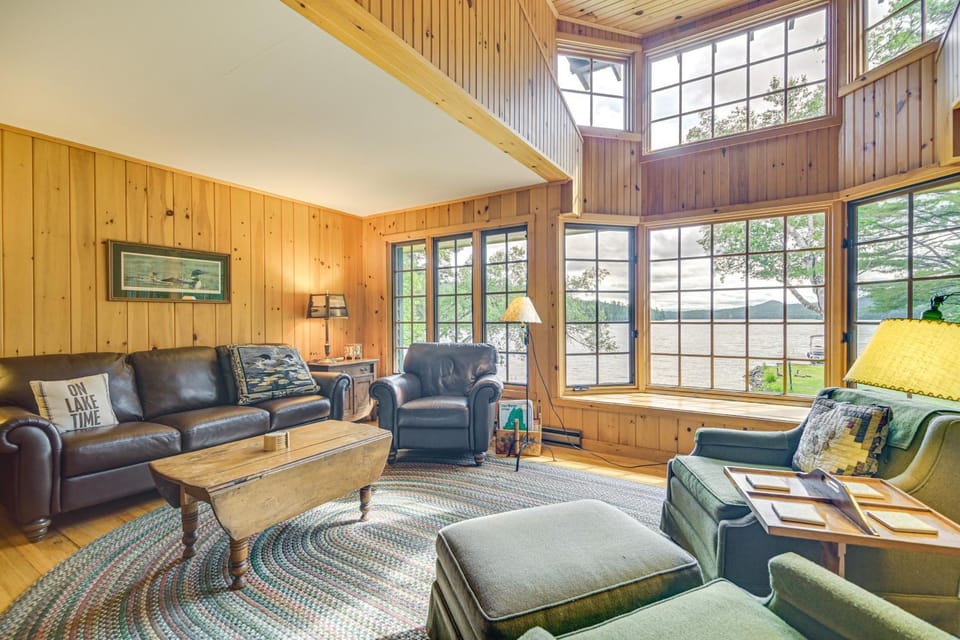 Lakefront Escape w/ Deck & Kayaks in Lovell! House in Lovell