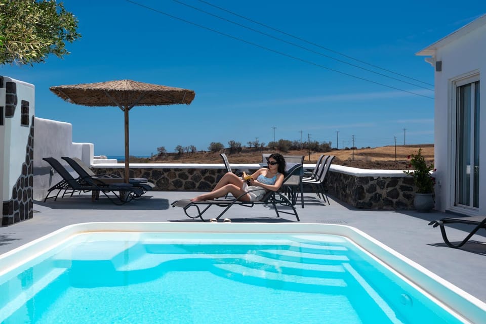 Cave Sand House in Santorini