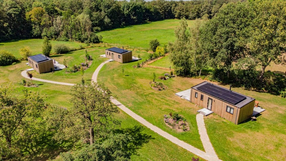 Property building, Natural landscape, Bird's eye view