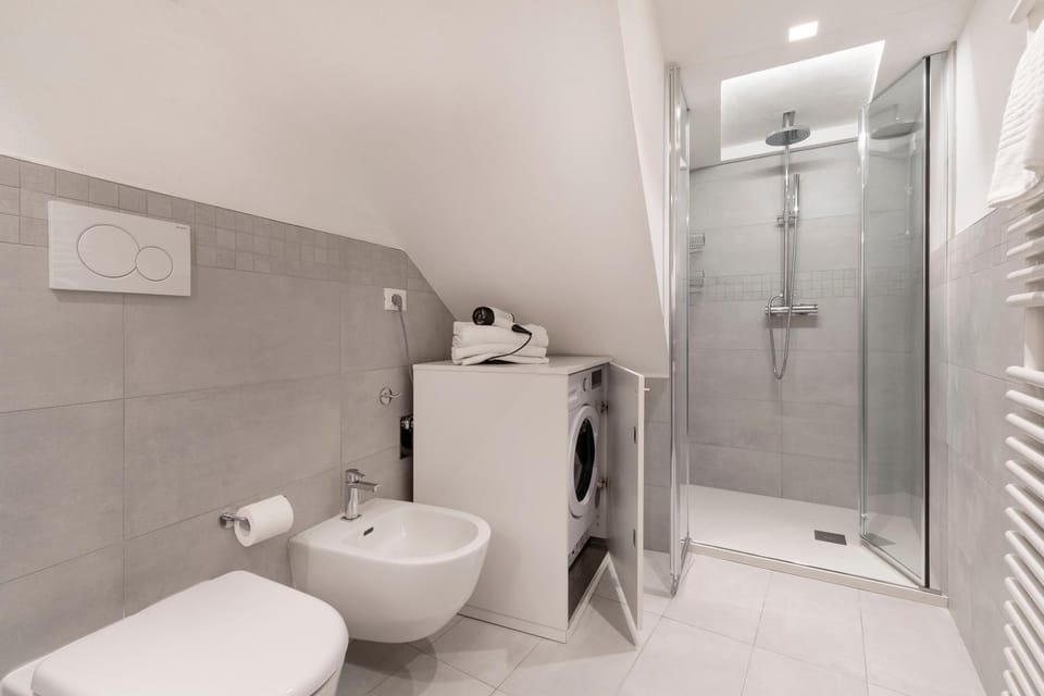 Shower, Bathroom, washing machine