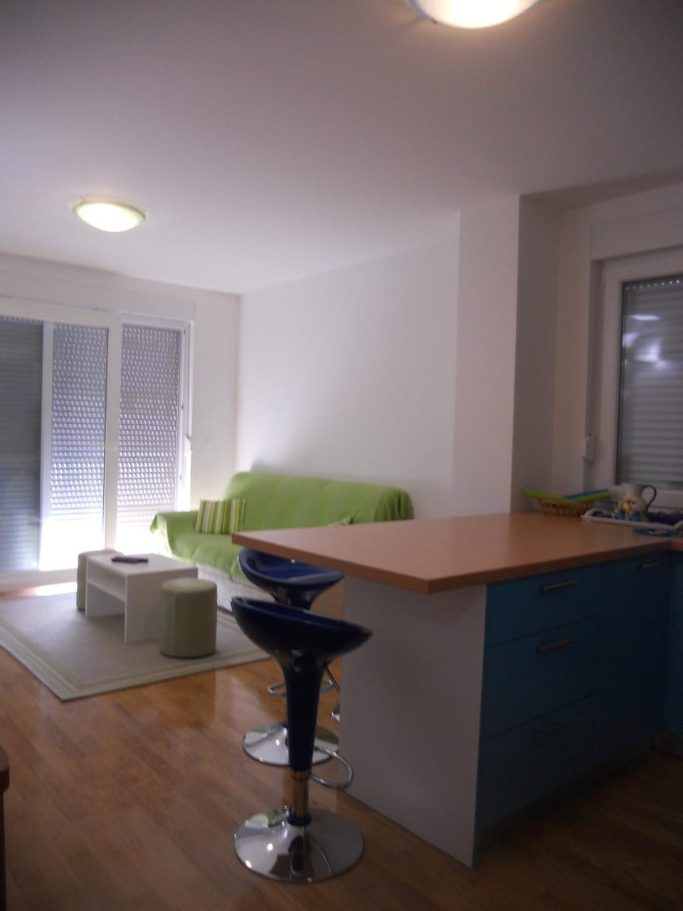 Kitchen or kitchenette, Living room, Dining area
