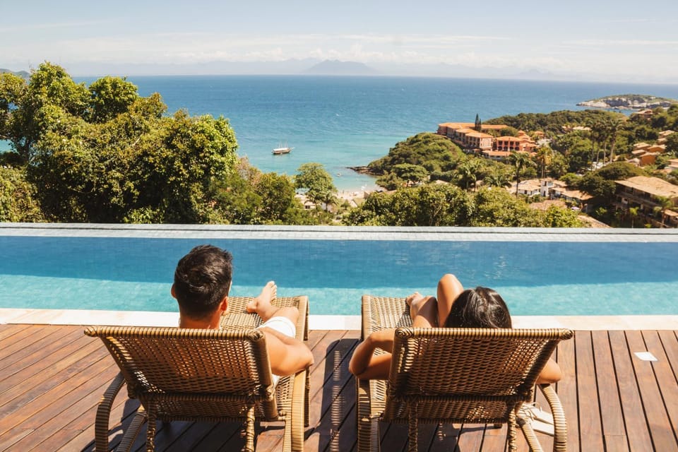 Day, Pool view, Sea view, Swimming pool, sunbed, Internal: Not applicable to any particular room