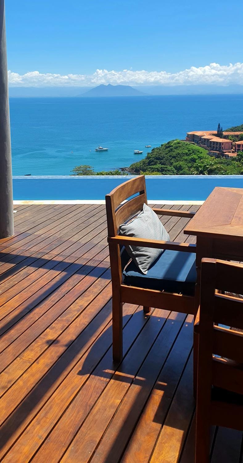 View (from property/room), Balcony/Terrace, Sea view, Swimming pool, Internal: Not applicable to any particular room