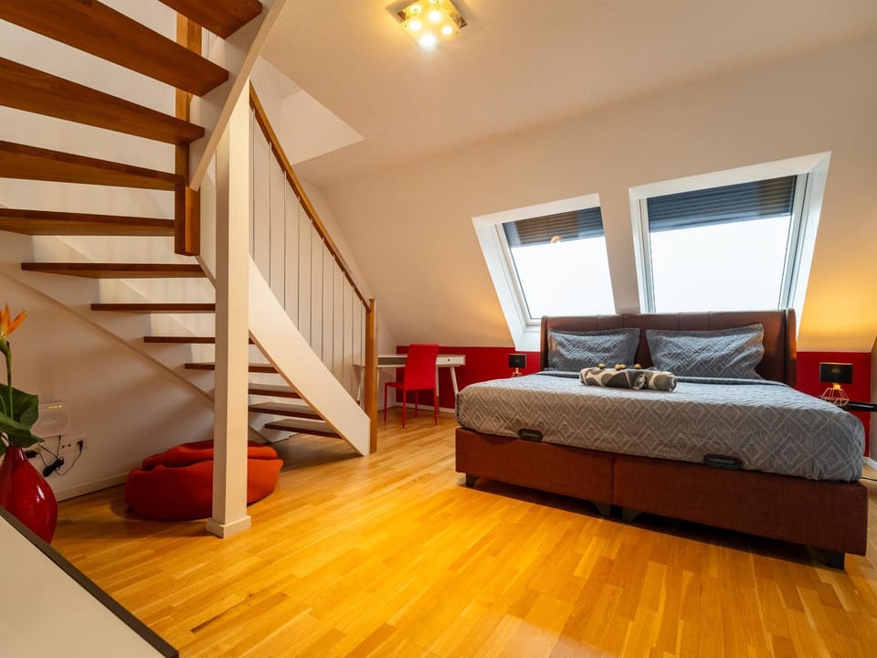 Bed, Bedroom, bunk bed, wardrobe