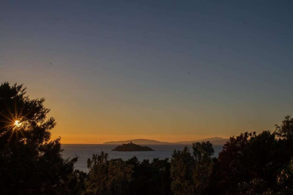 Natural landscape, Sea view, Sunset
