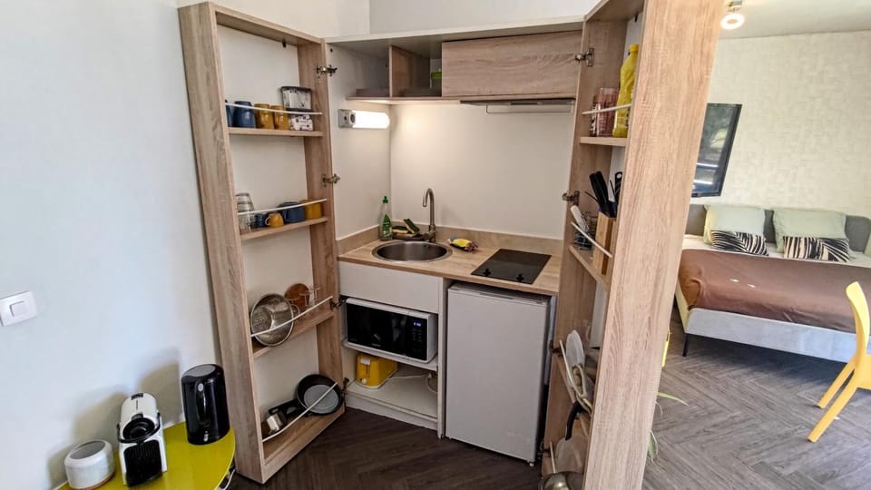 Kitchen or kitchenette, kitchen