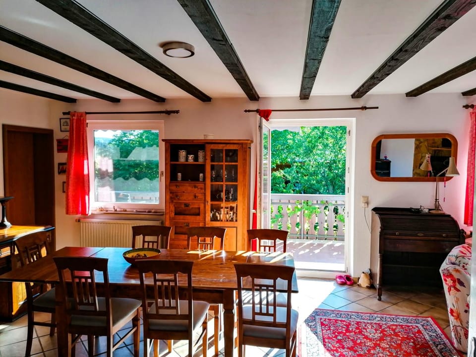 Balcony/Terrace, Photo of the whole room, Decorative detail, Dining area