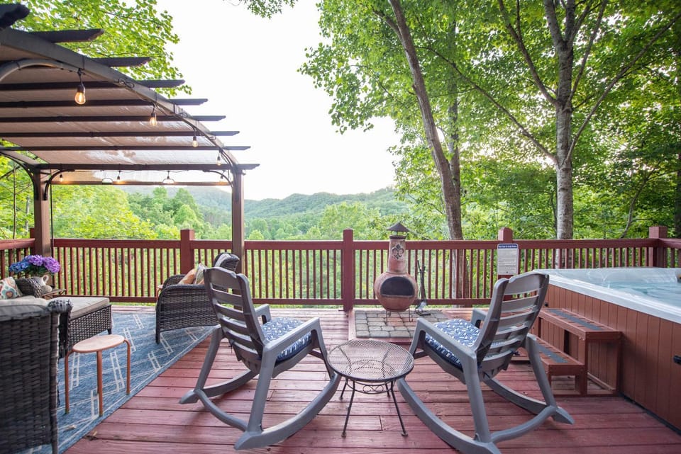 Mountain Views | Hot Tub | Near Bryson City House in Stecoah