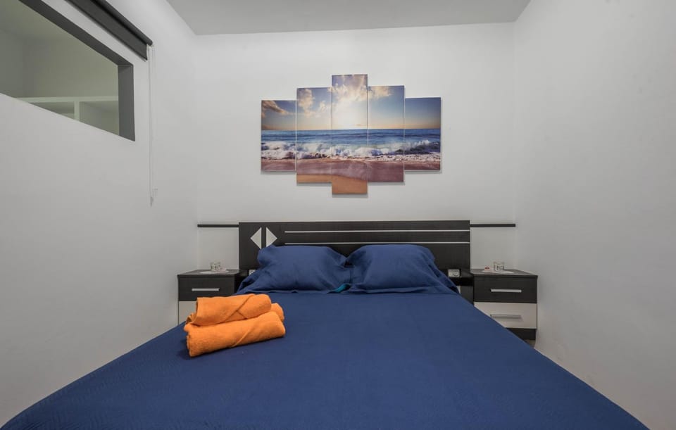 Property building, Living room, Bedroom