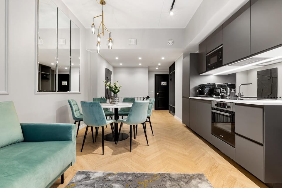 Coffee/tea facilities, Kitchen or kitchenette, Living room, Seating area, Dining area, dishwasher, oven, stove, kitchen